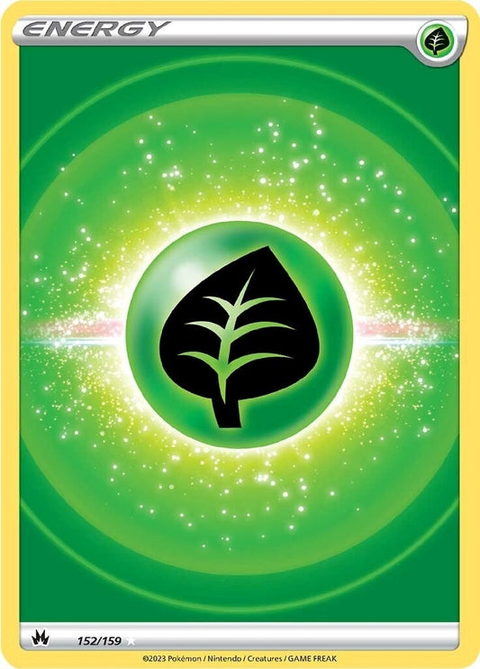 Grass Energy (Texture Full Art) (152/159) (Crown Zenith)