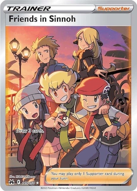Friends in Sinnoh (Full Art) (149/159) (Crown Zenith)