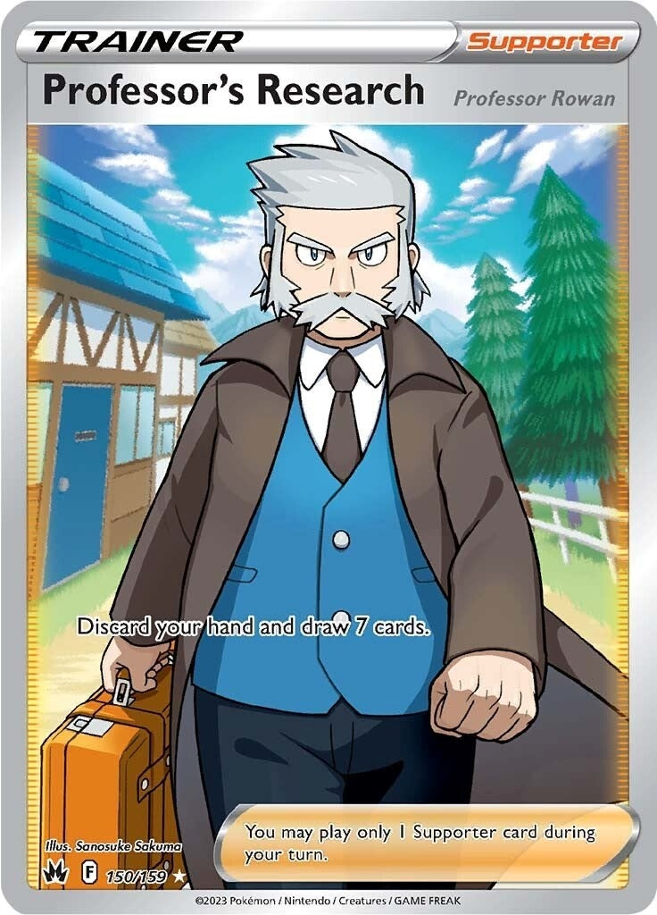 Professor's Research (Full Art) (150/159) (Crown Zenith)