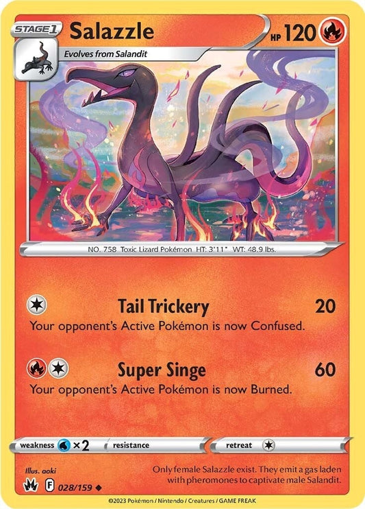 Salazzle (028/159) (Crown Zenith)