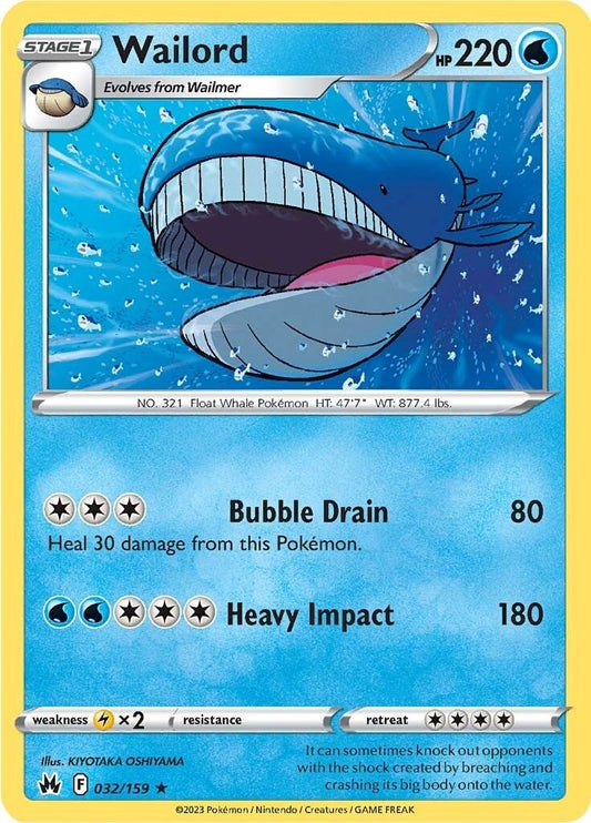 Wailord (032/159) (Crown Zenith)