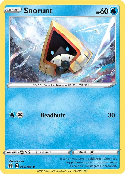 Snorunt (034/159) (Crown Zenith)