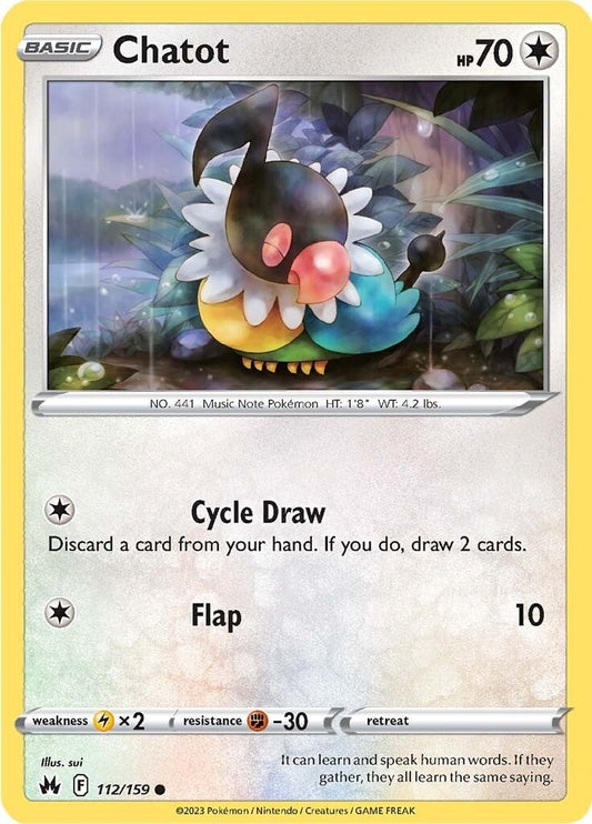 Chatot (112/159) (Crown Zenith)