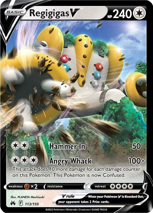 Regigigas V (113/159) (Crown Zenith)