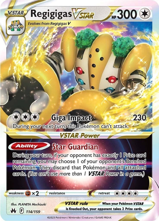 Regigigas VSTAR (114/159) (Crown Zenith)