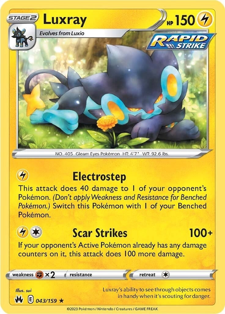 Luxray (43) (043/159) (Crown Zenith)