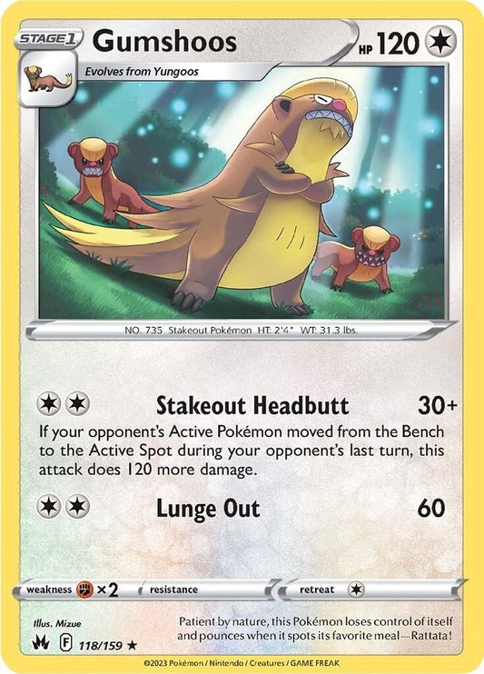 Gumshoos (118/159) (Crown Zenith)