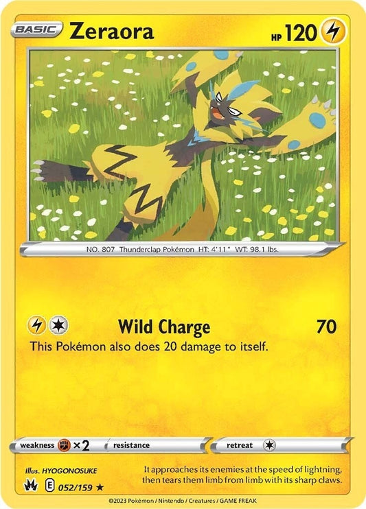Zeraora (052/159) (Crown Zenith)