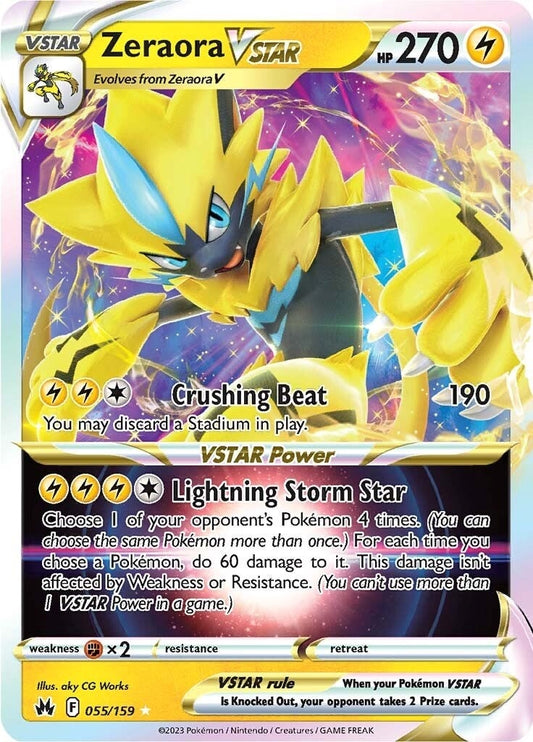 Zeraora VSTAR (055/159) (Crown Zenith)