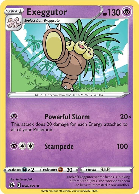 Exeggutor (058/159) (Crown Zenith)