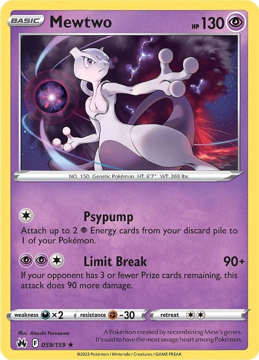 Mewtwo (059/159) (Crown Zenith)