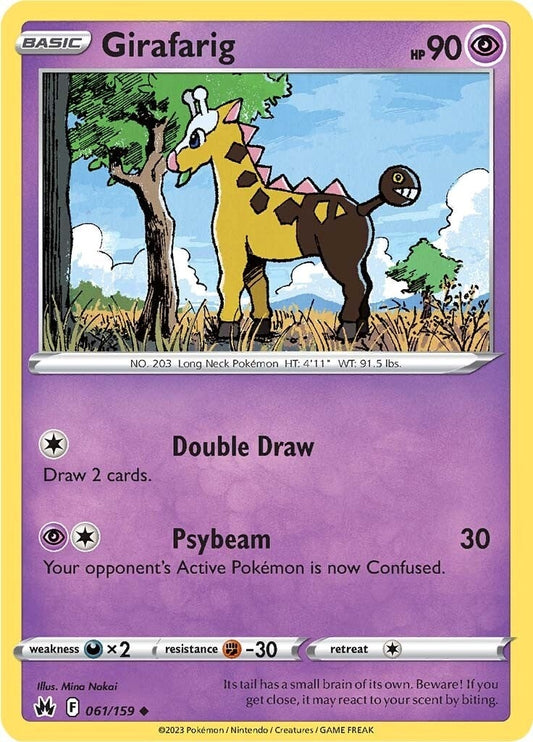 Girafarig (061/159) (Crown Zenith)