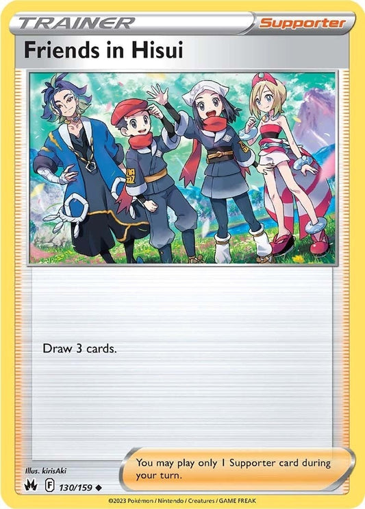 Friends in Hisui (130/159) (Crown Zenith)
