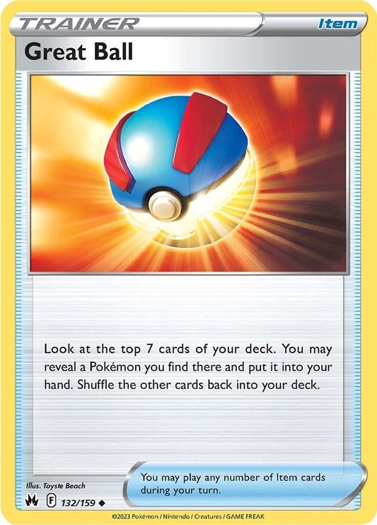 Great Ball (132/159) (Crown Zenith)