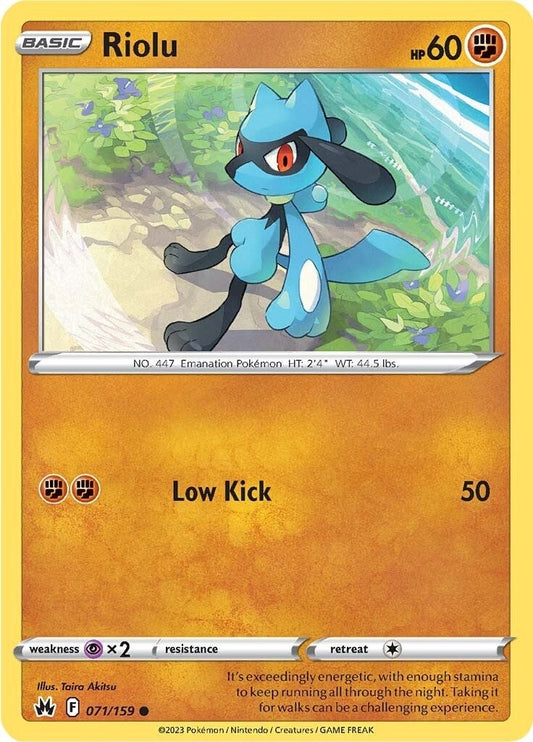 Riolu (071/159) (Crown Zenith)