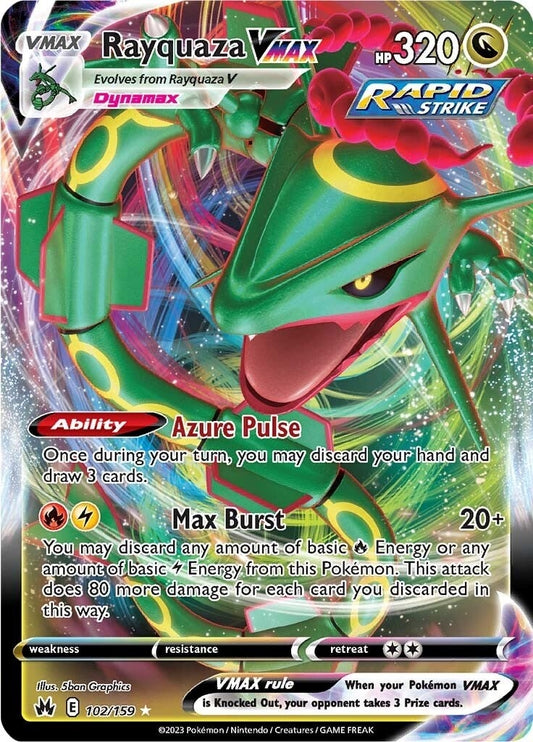 Rayquaza VMAX (102) (102/159) (Crown Zenith)