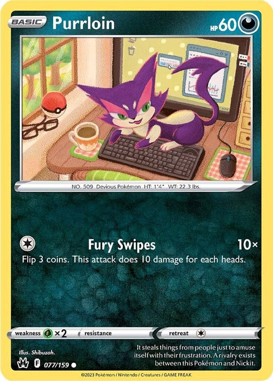 Purrloin (077/159) (Crown Zenith)
