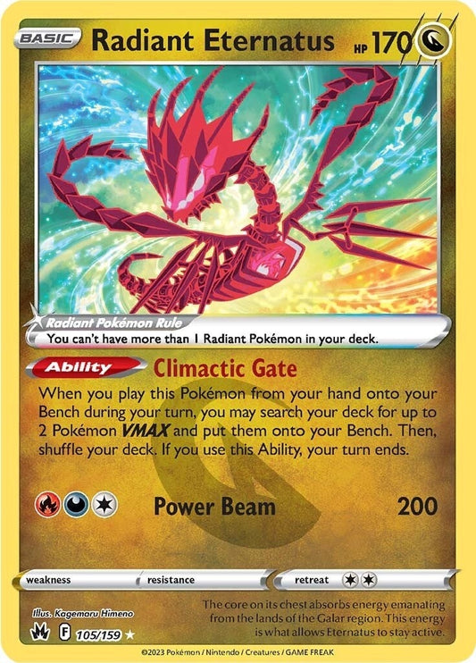 Radiant Eternatus (105/159) (Crown Zenith)