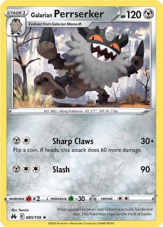 Galarian Perrserker (085/159) (Crown Zenith)