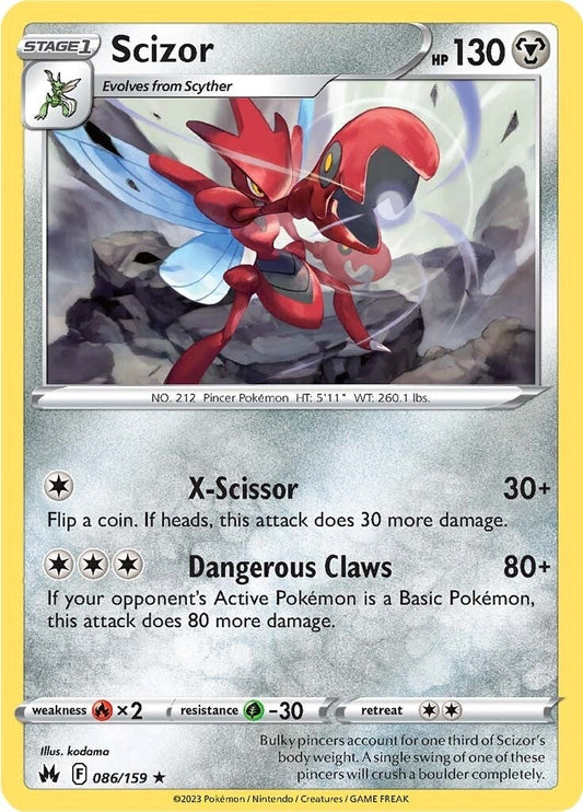 Scizor (086/159) (Crown Zenith)