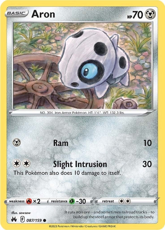 Aron (087/159) (Crown Zenith)