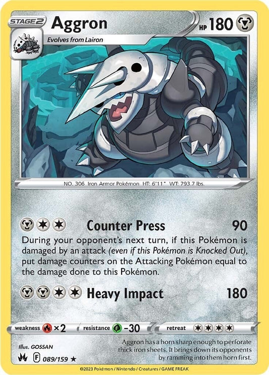 Aggron (089/159) (Crown Zenith)