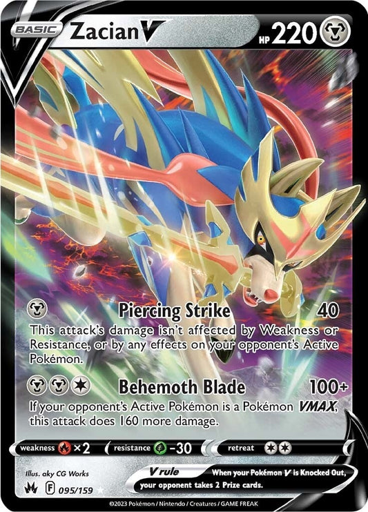 Zacian V (095/159) (Crown Zenith)