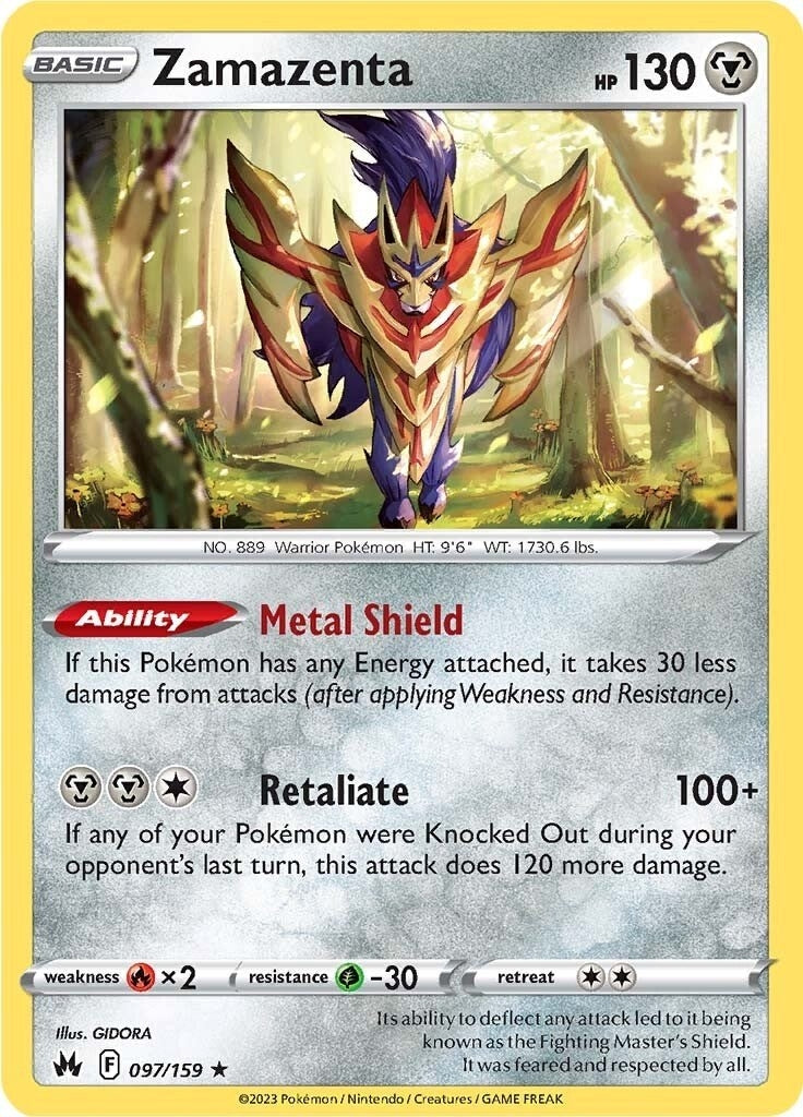 Zamazenta (097/159) (Crown Zenith)