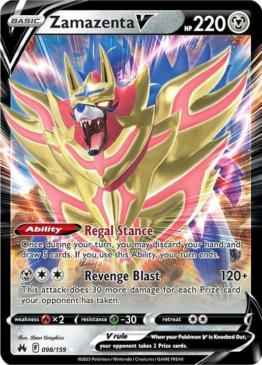 Zamazenta V (098/159) (Crown Zenith)
