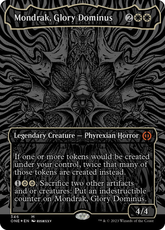 Mondrak, Glory Dominus (Oil Slick Raised Foil) (346) (Phyrexia: All Will Be One)
