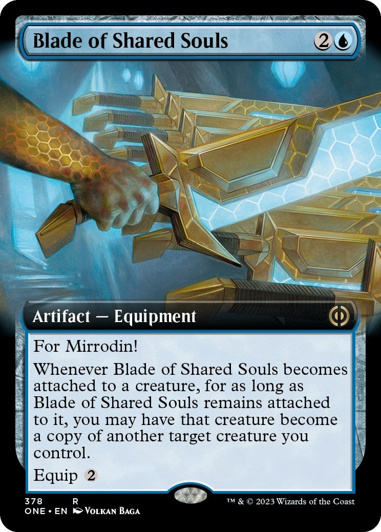 Image for Blade of Shared Souls (Extended Art) (378) (Phyrexia: All Will Be One) - Magic: The Gathering