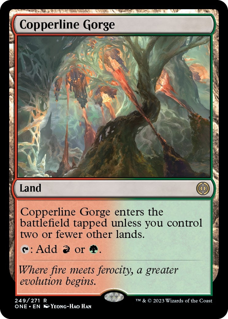 Copperline Gorge (249) (Phyrexia: All Will Be One)