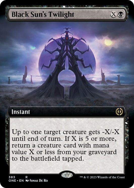 Black Sun's Twilight (Extended Art) (383) (Phyrexia: All Will Be One)