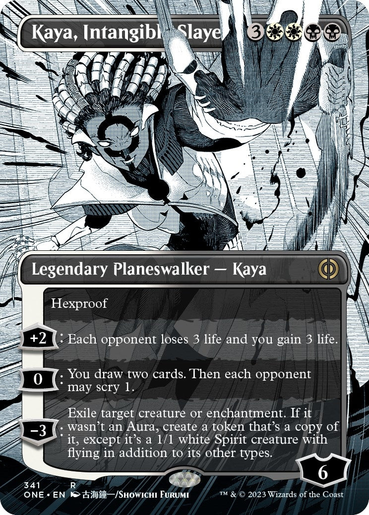 Kaya, Intangible Slayer (Borderless) (341) (Phyrexia: All Will Be One)