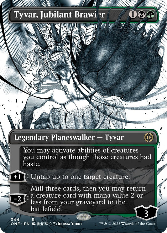 Image for Tyvar, Jubilant Brawler (Borderless) (344) (Phyrexia: All Will Be One) - Magic: The Gathering