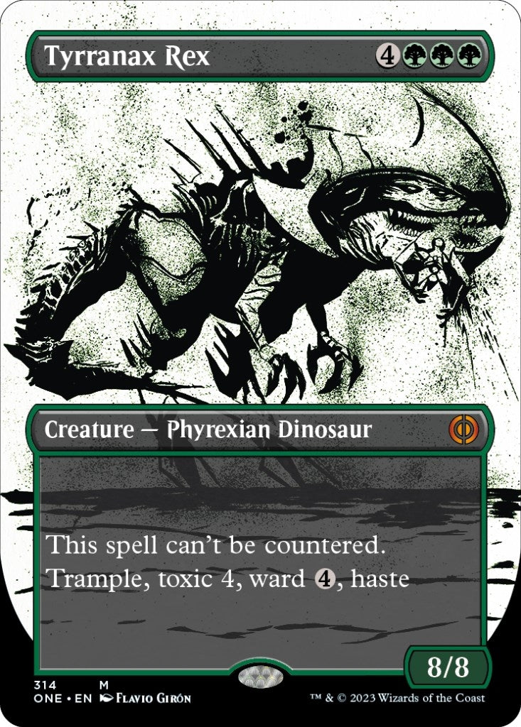 Tyrranax Rex (Showcase) (314) (Phyrexia: All Will Be One)