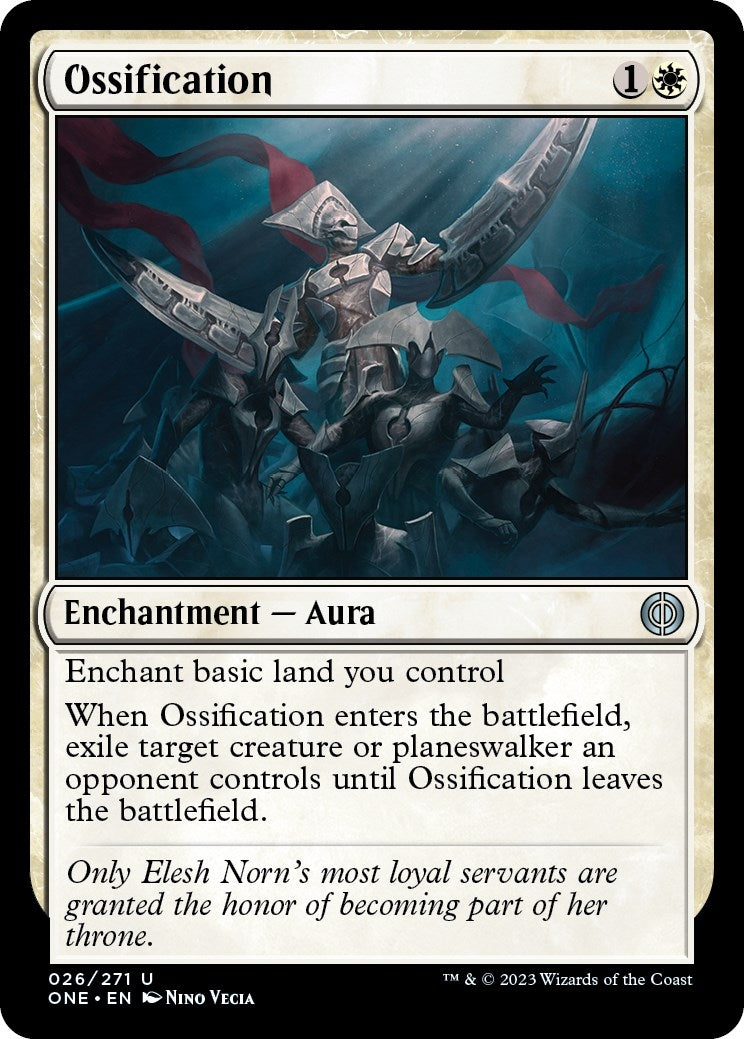 Image for Ossification (26) (Phyrexia: All Will Be One) - Magic: The Gathering