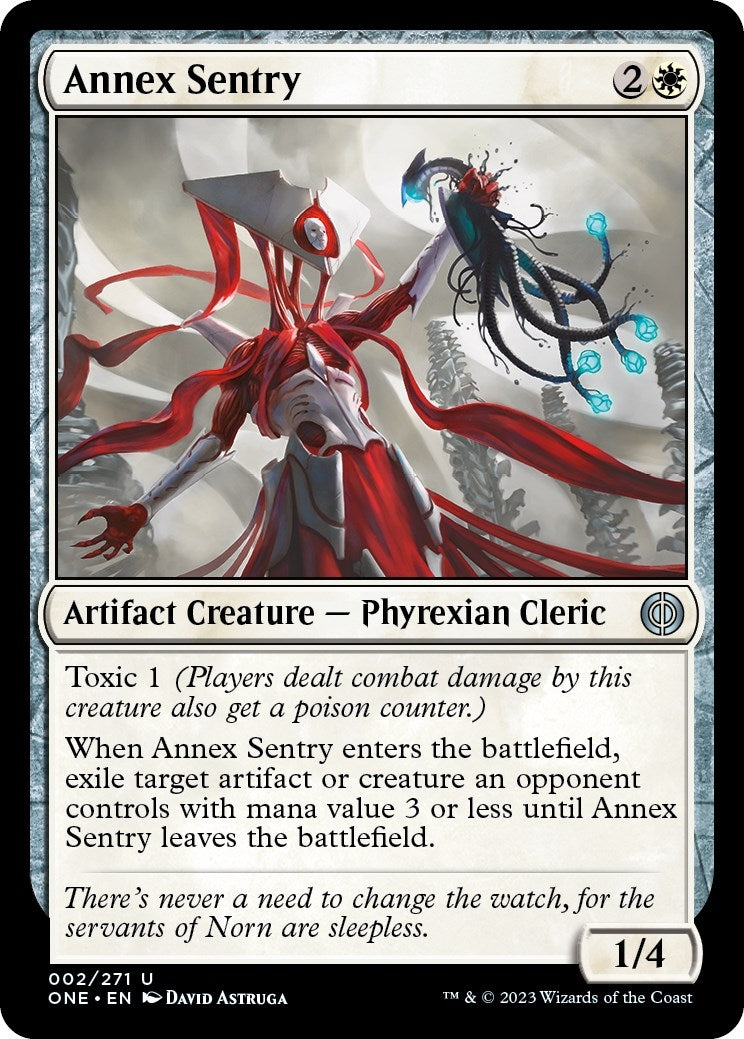 Image for Annex Sentry (2) (Phyrexia: All Will Be One) - Magic: The Gathering