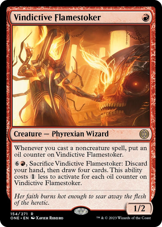 Image for Vindictive Flamestoker (154) (Phyrexia: All Will Be One) - Magic: The Gathering