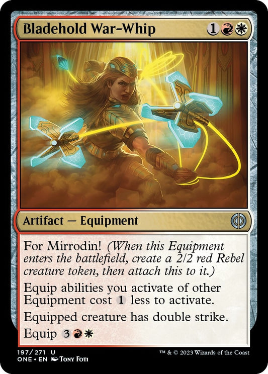 Image for Bladehold War-Whip (197) (Phyrexia: All Will Be One) - Magic: The Gathering