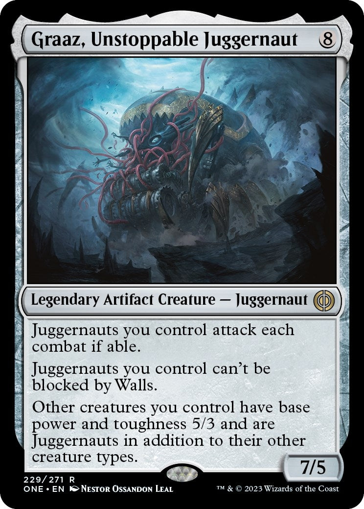 Image for Graaz, Unstoppable Juggernaut (229) (Phyrexia: All Will Be One) - Magic: The Gathering
