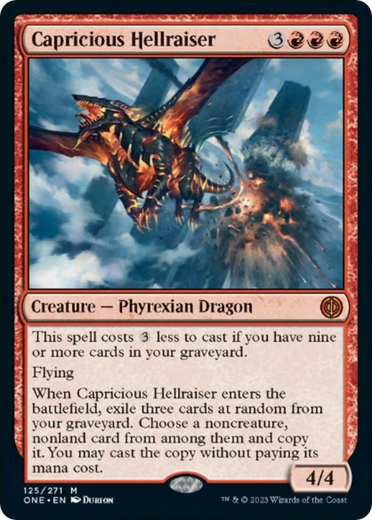Image for Capricious Hellraiser (125) (Phyrexia: All Will Be One) - Magic: The Gathering