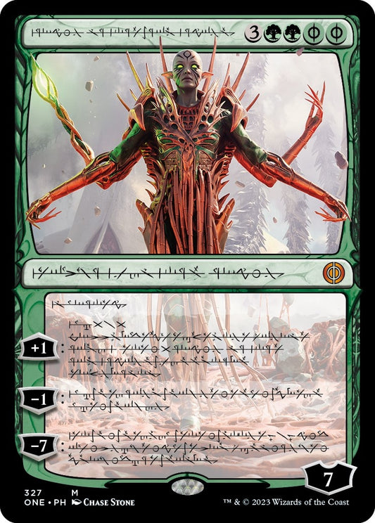 Nissa, Ascended Animist (Phyrexian) (327) (Phyrexia: All Will Be One)