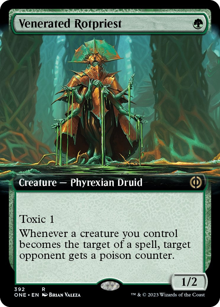 Venerated Rotpriest (Extended Art) (392) (Phyrexia: All Will Be One)