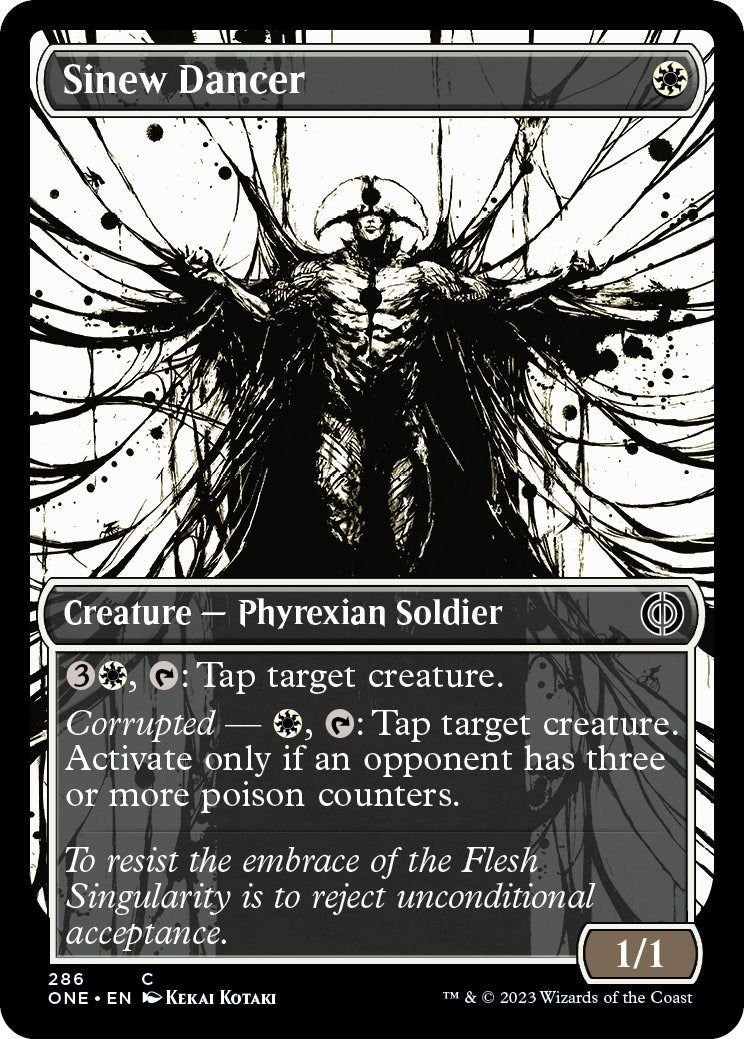 Image for Sinew Dancer (Showcase) (286) (Phyrexia: All Will Be One) - Magic: The Gathering
