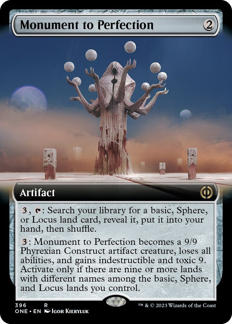 Monument to Perfection (Extended Art) (396) (Phyrexia: All Will Be One)