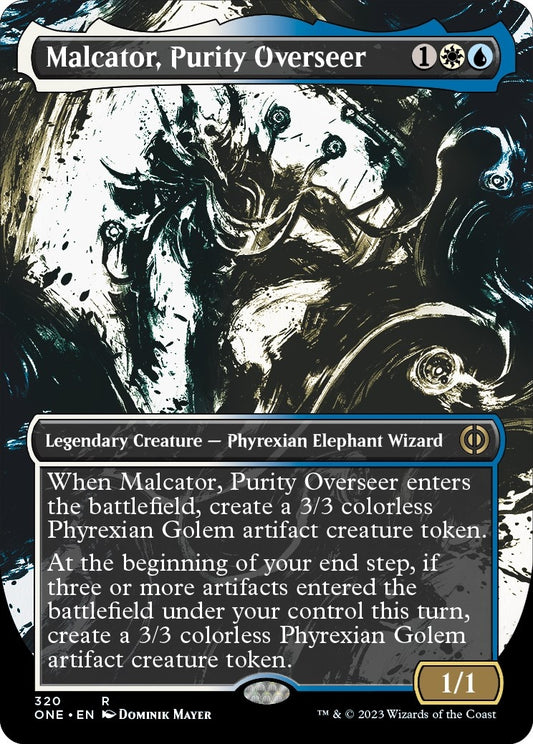 Image for Malcator, Purity Overseer (Showcase) (320) (Phyrexia: All Will Be One) - Magic: The Gathering