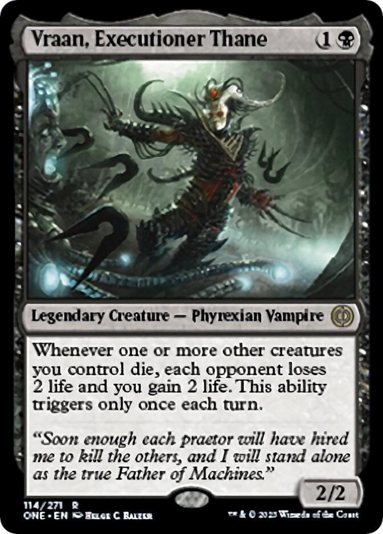 Vraan, Executioner Thane (114) (Phyrexia: All Will Be One)