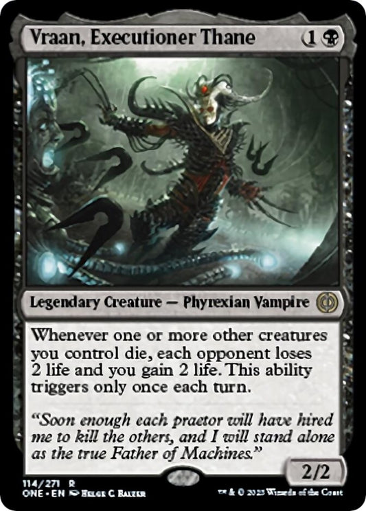 Vraan, Executioner Thane (114) (Phyrexia: All Will Be One)