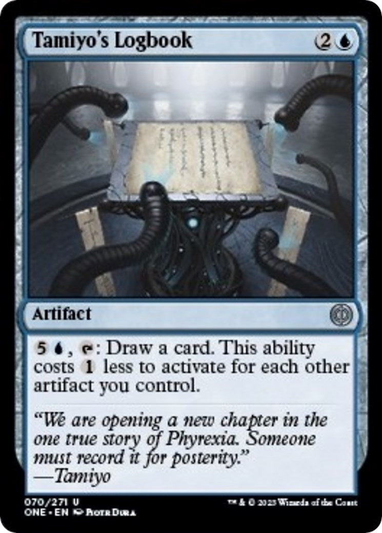 Image for Tamiyo's Logbook (70) (Phyrexia: All Will Be One) - Magic: The Gathering